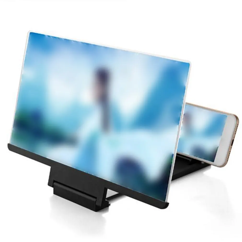3D экран телефон усилитель 8-дюймовый HD проектор практичные портативные проекторы