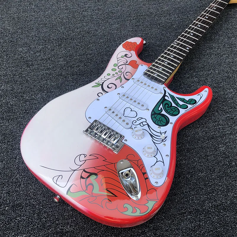 2019 Высококачественные наклейки на электрогитару st инкрустированные грифом