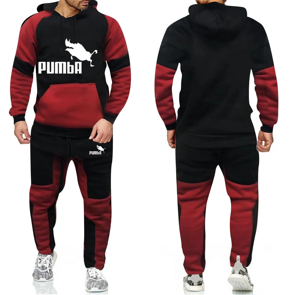

Winter Men Fleece Sweat Suits men's warm jacket+pants Sportwear Suit Male Sport Tracksuit Set Casual Hoodie Thick jogger sets