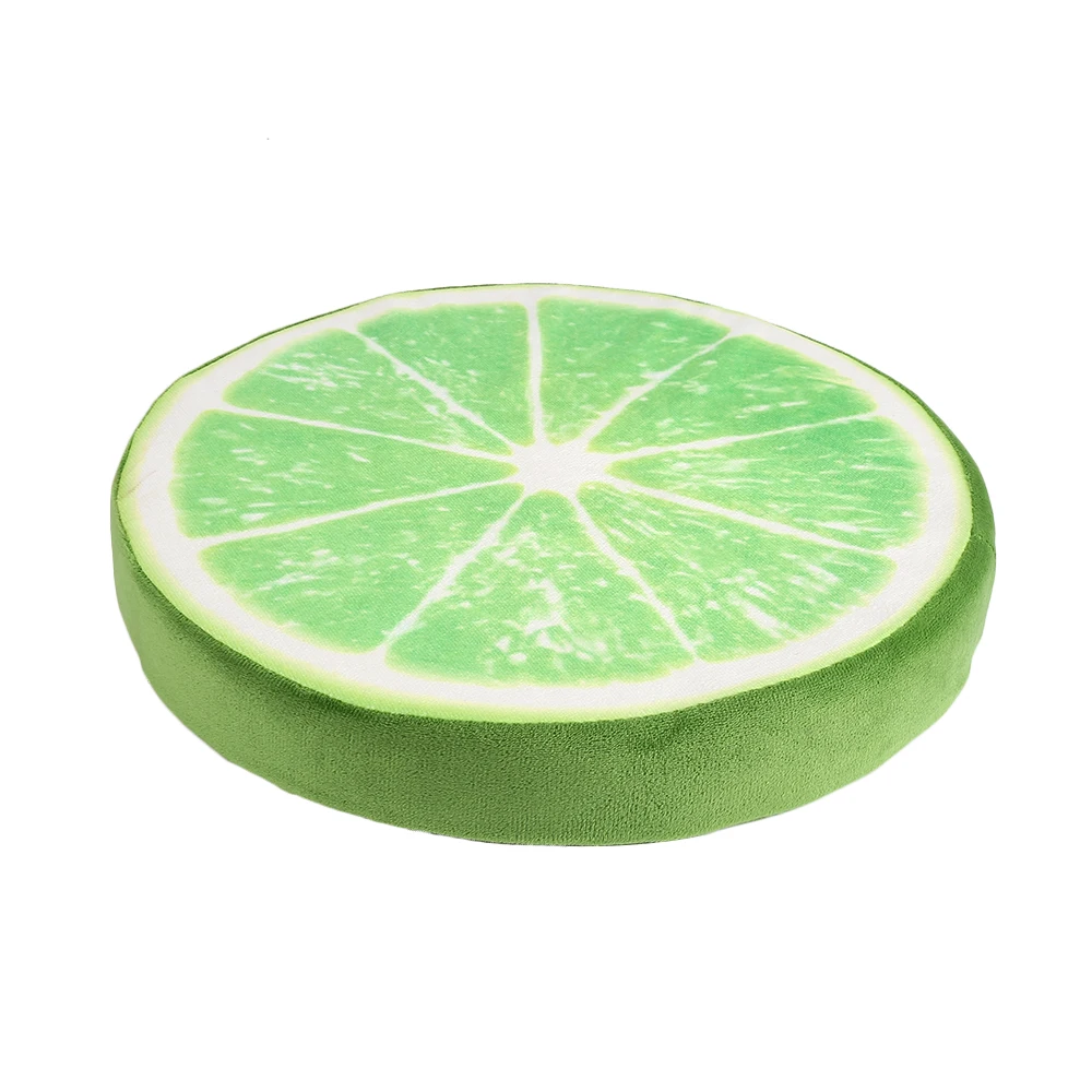 Высокое качество Милая 3D фруктовая круглая подушка имитация плюшевый фруктовый