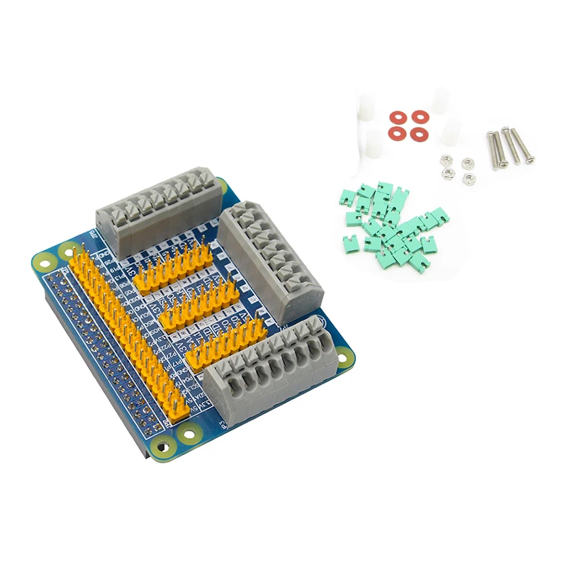 Raspberry Pi GPIO Плата расширения, модуль для робота автомобиля DIY тест Совместимость для Raspberry Pi 4 Модель B/3B+/3B