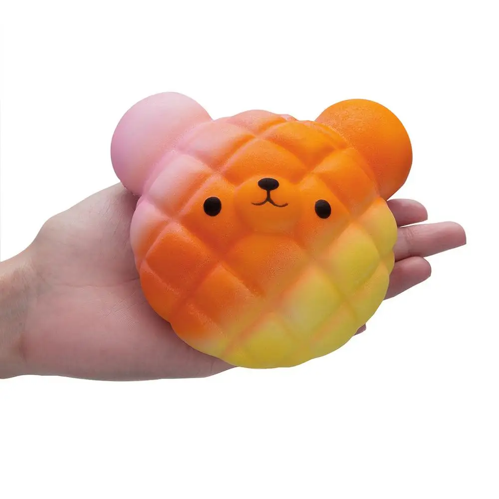 Кавайный мультяшный медведь сжимающийся медленно поднимающийся телефон ремни