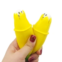 funny banana squeeze toy decompression anti stress pressure reliever pops it antistress stress relief hand fidget toys
