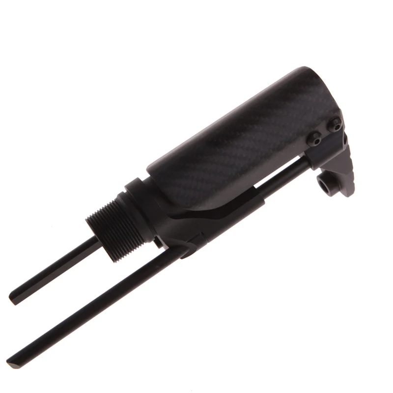 

Tactical PDW Retractable Stock Carbon Fiber Quick Release Stock BAD VERT Stock System Airsoft AEG/GBB Hunting Shooting AR Gear