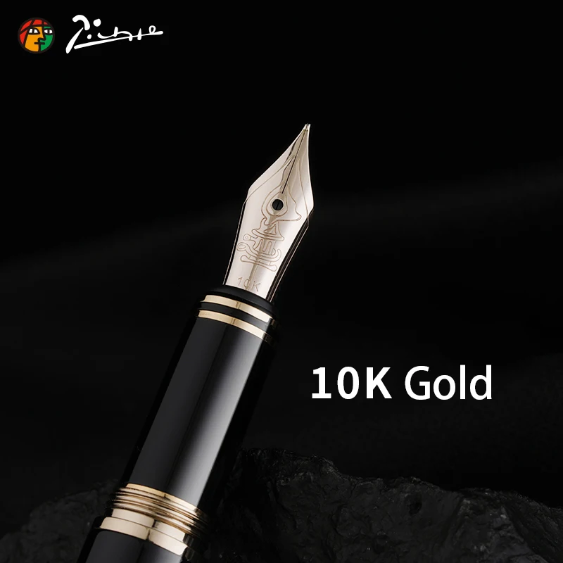 Ceny Pimio Luksusowe Pióro Wieczne 10K Złota Stalówka Maya Niebiańskie Wysokiej Klasy Długopisy Z Pudełkiem Na Biuro Biznesowe Mężczyzna Kobieta