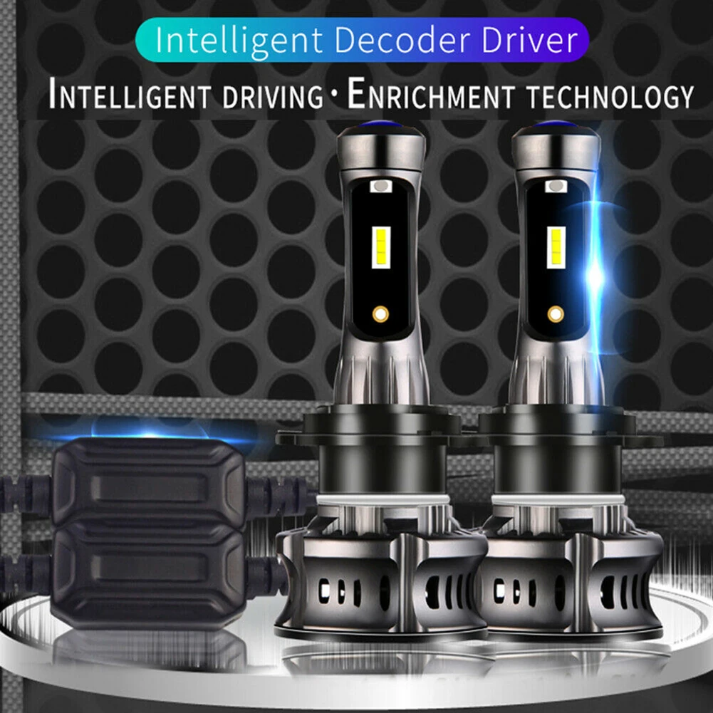 

2/4/10pcs H7 LED Car Headlight Bulbs Canbus Error Free High Low Beam DRL 6000K 8000K SUPPORT DROPSHIPPING