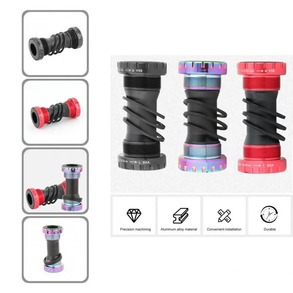 

Ceramic Bearing Low Noise Aluminum Alloy CNC Cutting Support Bottom Brackets Bearing Threaded Bottom Bracket for Bicycle