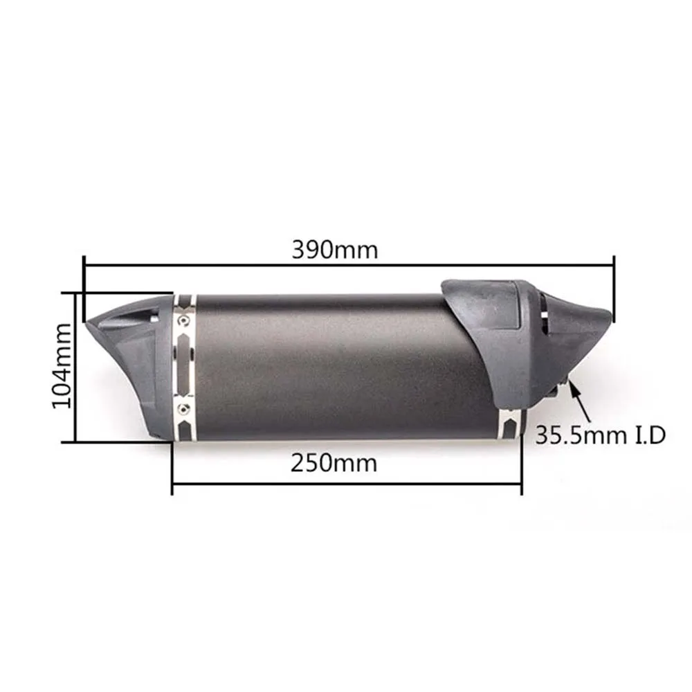 Универсальный 35 мм мотоциклетный модифицированный треугольный выхлопной