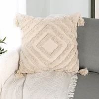 pillowcase tufted tassels decorative cushion pillow cover handmadedecoration home bedroom for living room sofa 45x45cm30x50cm