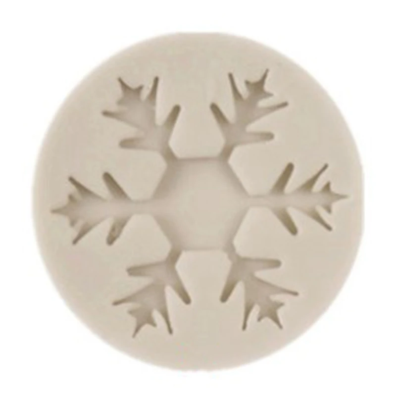 5 размеров 3D рождественские украшения снежинка кружево шоколадная вечеринка