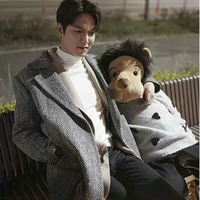 50 125cm high quality korea the kings lion toy lee minomi lion stuffed doll plush animal birthday gift for kids