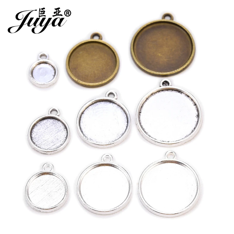 20 шт./лот основа кабошона для подвесного ожерелья сделай сам изготовление