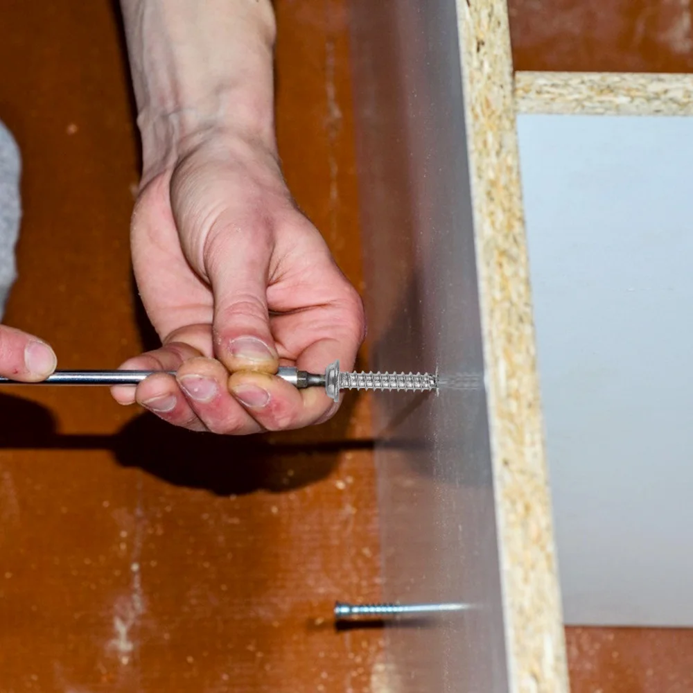 

340 Pcs 1 Box Self-tapping Screws Fastening Screws Cross Bolts (Silver)