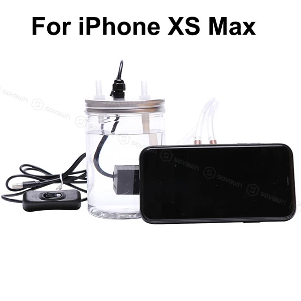 for iPhone xs max PUBG пусковых кнопок для iphone Медь лист водяного охлаждения мобильный контроллер джойстика l1r1 для iphone x xs 6P 7 8P - Цвет: for iPhone xs max