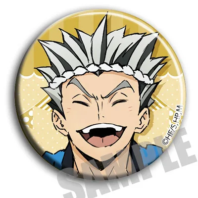 58 мм Haikyuu Hinata Oikawa значок железная металлическая брошь круглая значки на