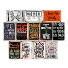 Винтажные знаки для семьи, металлические пластины, Оловянная табличка, ретро, живопись железными узорами, паб, кафе, Забавный постер, настенное искусство, декоративный домашний декор 20*30 см