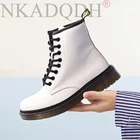 2020 ботинки; Женская обувь из натуральной кожи; Зимние ботинки; Женские повседневные весенние зимние ботинки; Botas Mujer; Женские ботильоны