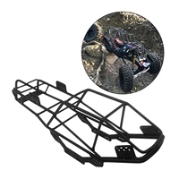 black metal rc roll cage body frame for scx10 truck hobby car diy modified vehicle parts