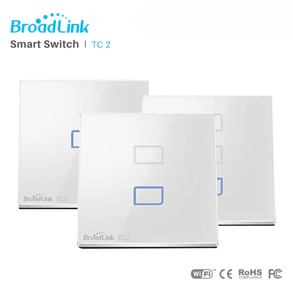 Broadlink TC2 стандарта ЕС США Великобритании Wi Fi настенный выключатель сенсорный