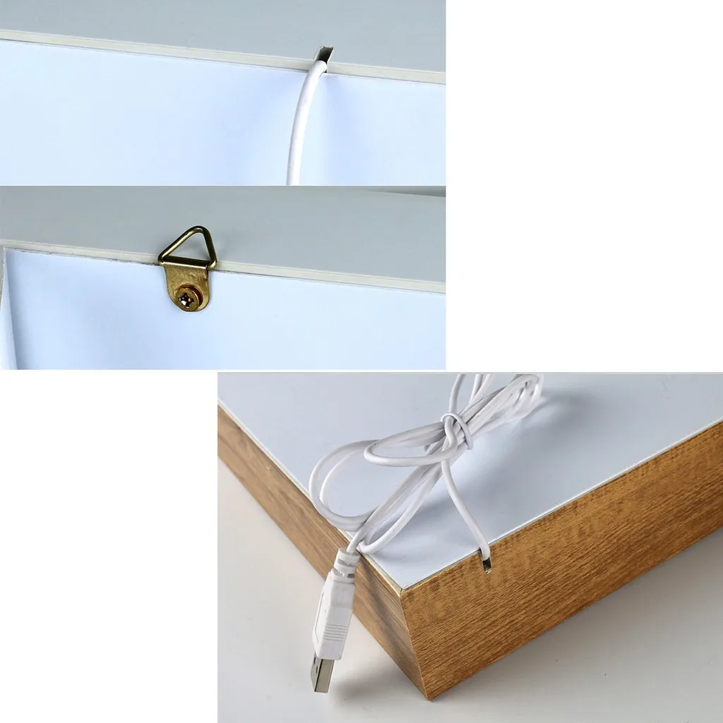 3D Бумажная резьба ночные светильники светодиодный Настольный светильник пара