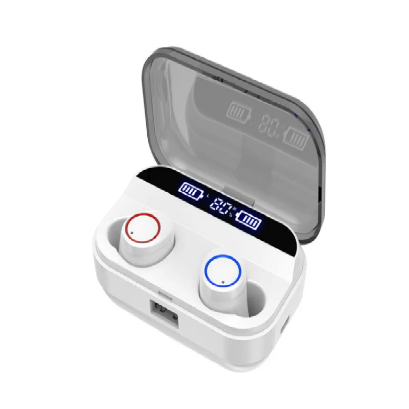 Мэнди бисера беспроводные наушники Bluetooth V5.0 Спортивные Беспроводные в ухо