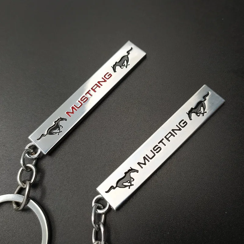 Стайлинг автомобиля металлический Новый 3D эмблема лошади брелок кольцо для