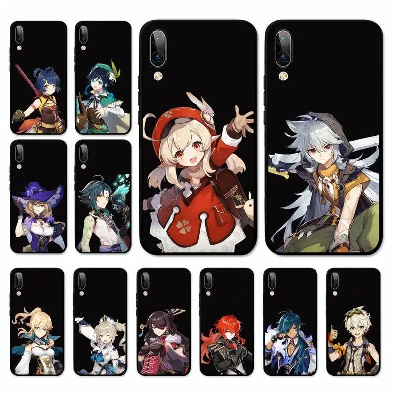

Genshin Impact Phone Case For OPPO A9 A7 A3S A1K F5 Reno 2 Z Realme 6 5 Pro C3 Vivo Y91C Y51 Y31 Y19 Y17 Y11 V17