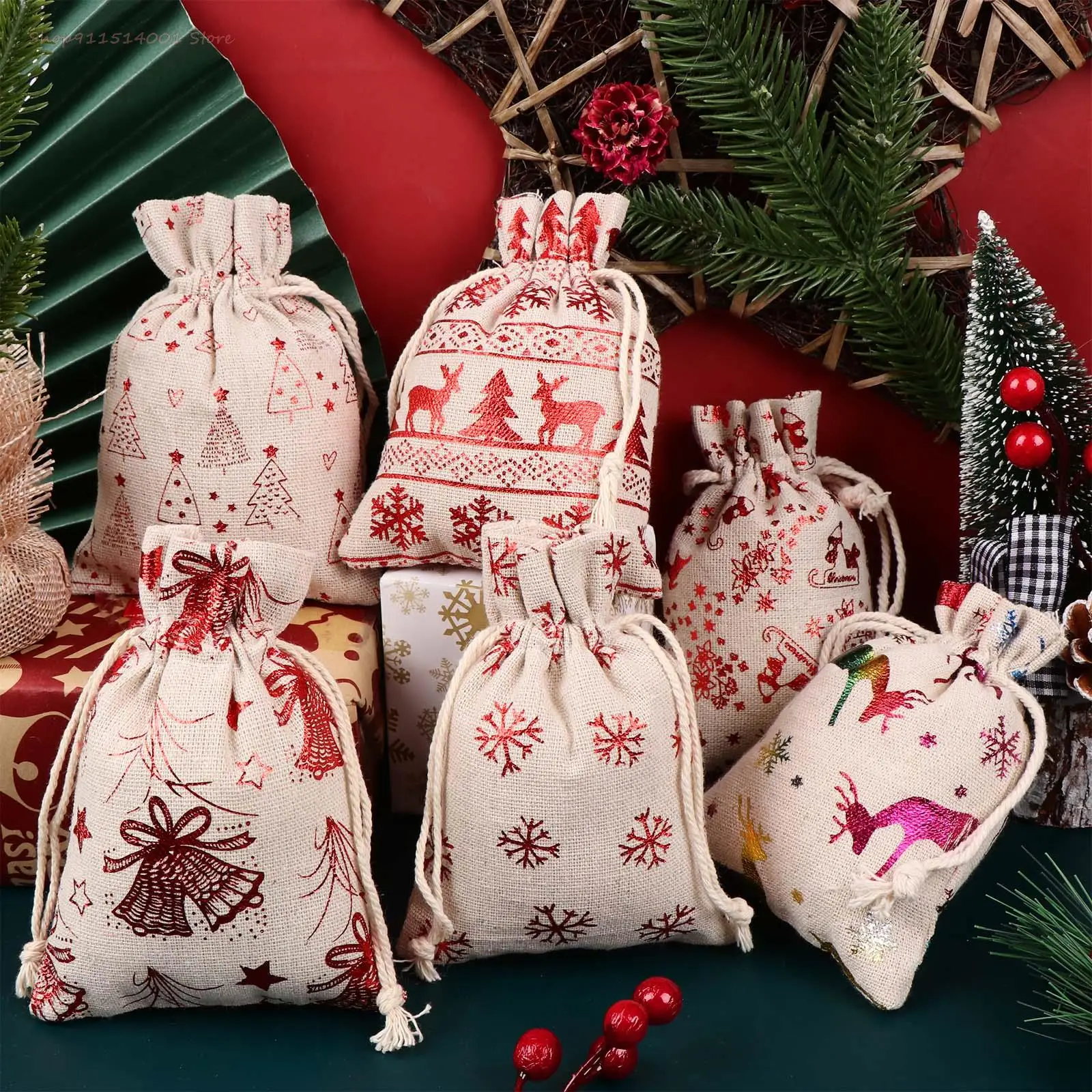 

36 шт. Рождественская фотография Φ Gi