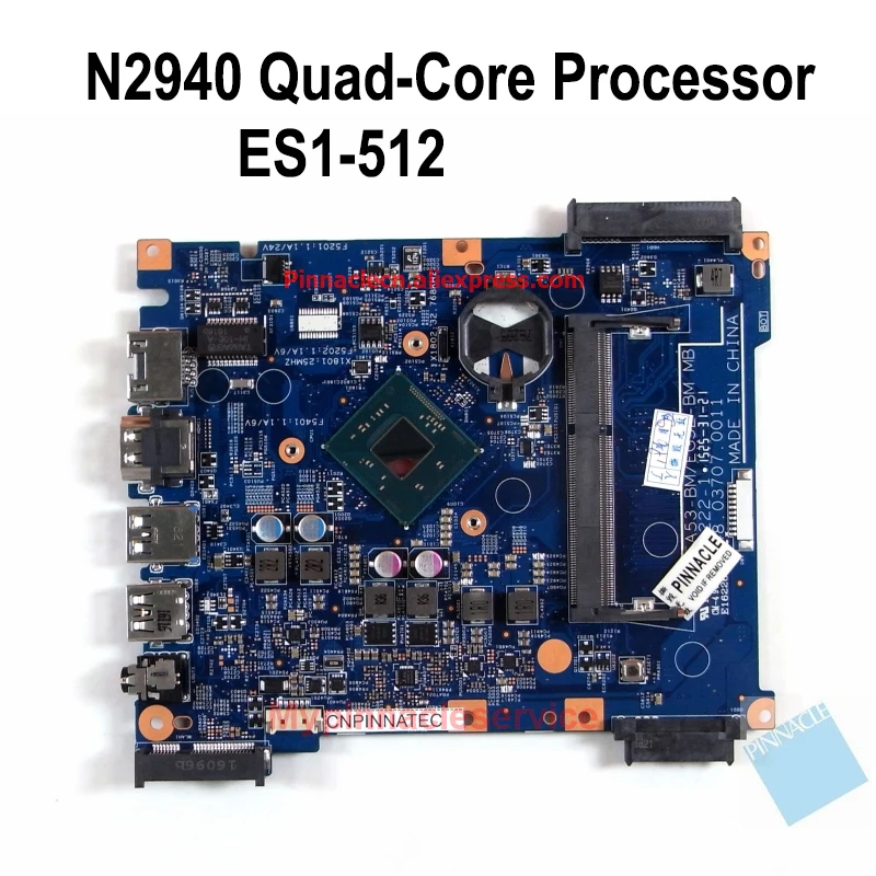 NBMRW11003 N2940 материнская плата для Acer Aspire ES1-512 Extensa 2508 Packard Bell Easynote TG71-BM шлюз NE512 14222-1 -