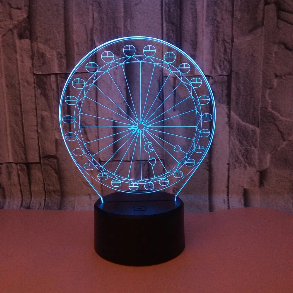 Ночник Nighdn прикроватный с аккумулятором и сенсорным управлением цветной