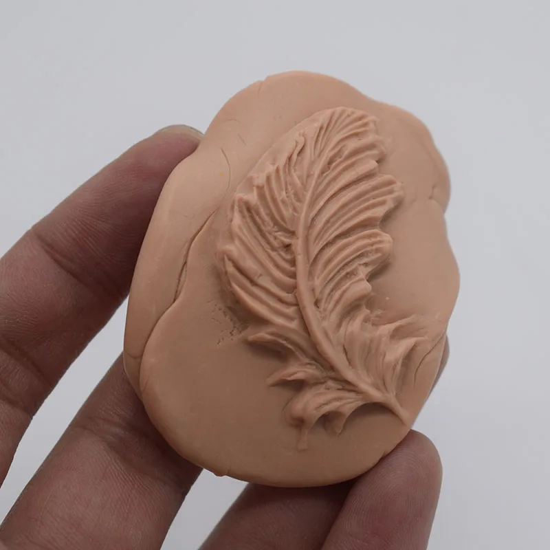 Силиконовые формы для глины перья сахар торта сделай сам форма мастики гипса