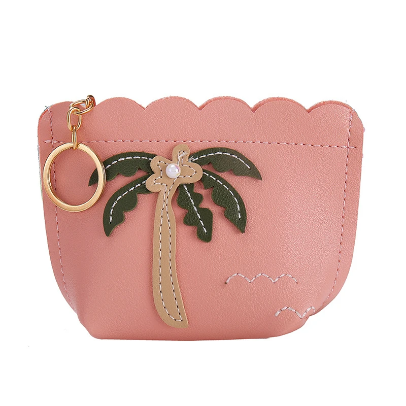 Милый маленький кошелек для монет девочек мини на молнии клатч мультяшный