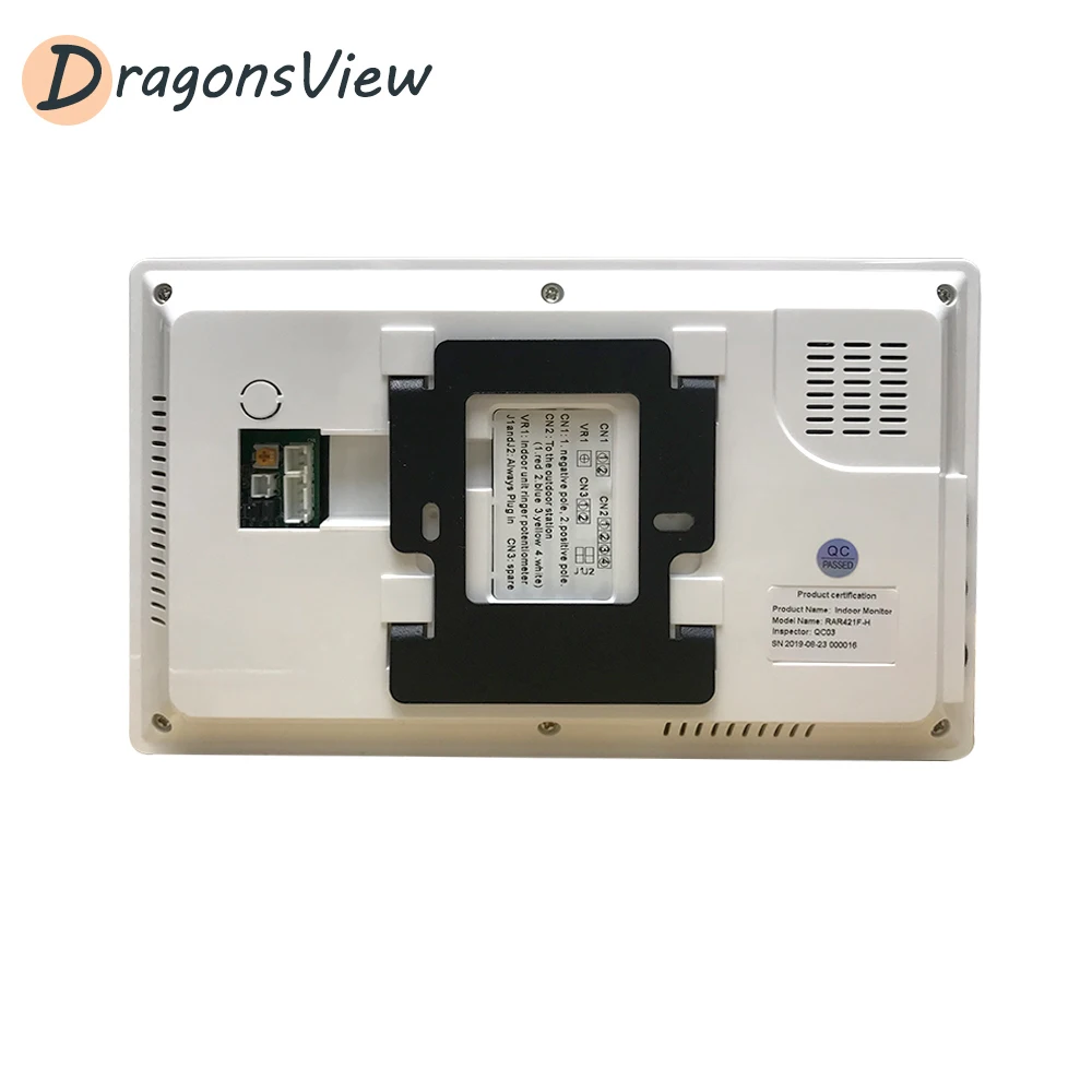 Dragonsview видео домофон с замком 7 дюймовый монитор 800TVL IP65 дверной звонок Камера