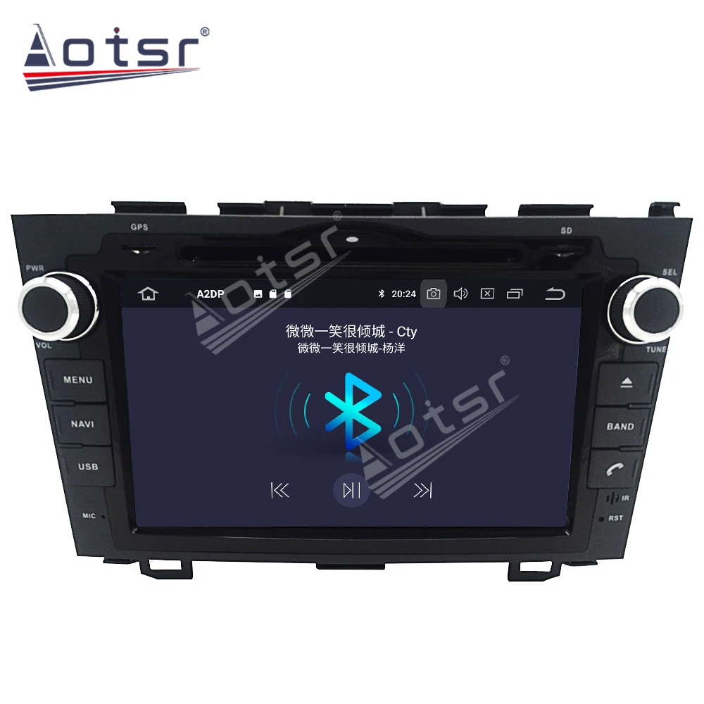 Автомобильный мультимедийный плеер Android 10 0 4 Гб + 64 ГБ DVD-плеер GPS-навигация для Honda