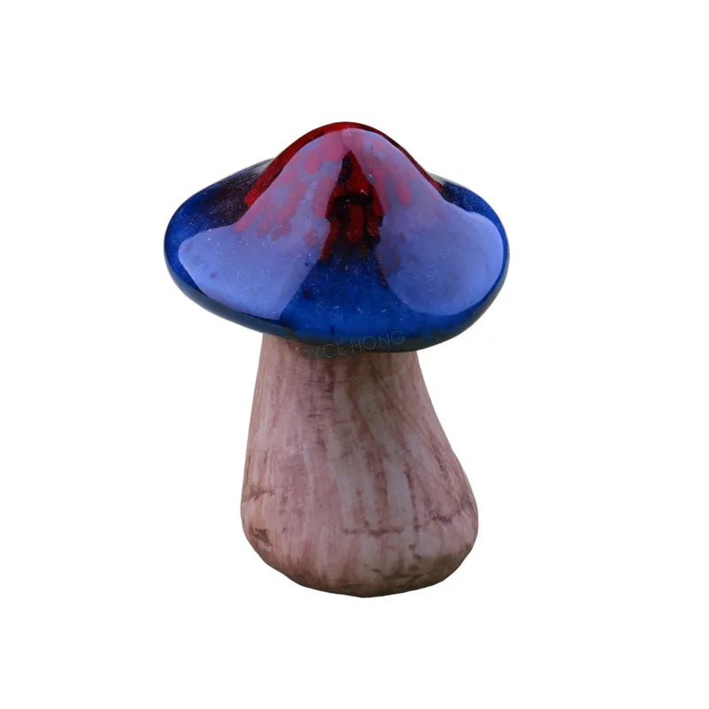 3 штуки в упаковке Керамика грибы декоративная статуэтка для сада и дома