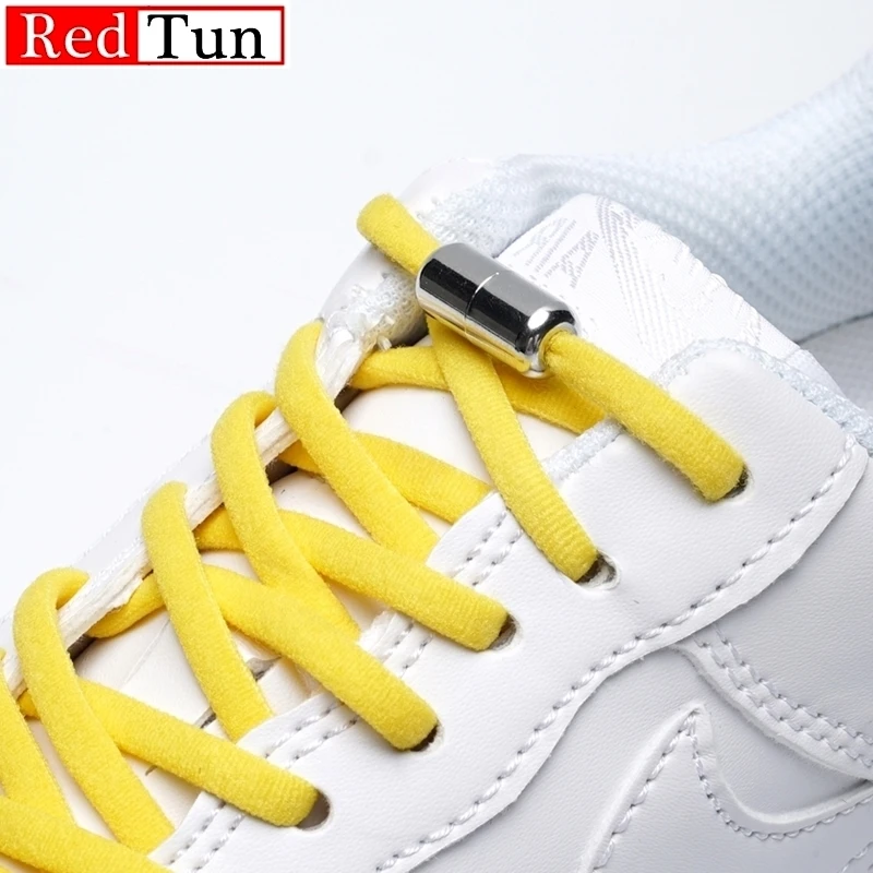 1Pair Elastic No Tie Shoelaces Semicircle Shoe Laces For Kids and  Sneakers Quick Lazy Metal Lock Laces Shoe Strings