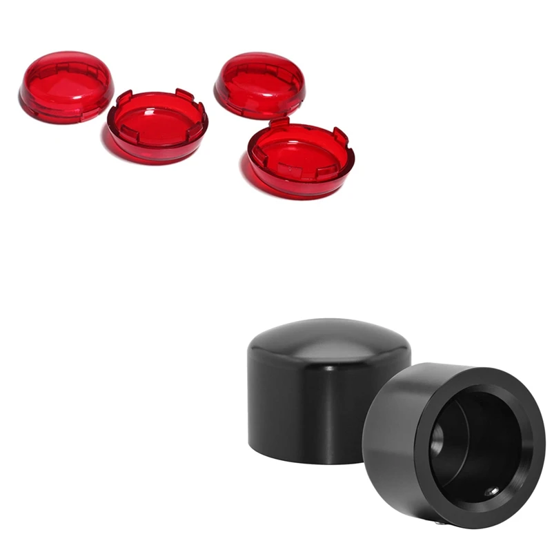 4 шт. для крышки объектива указателя поворосветильник и 2 Черная крышка передней