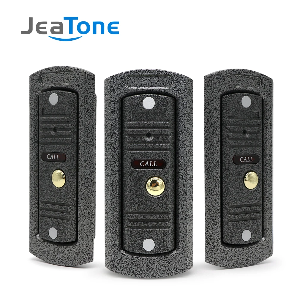 Jeatone 7 дюймов цветной ЖК-видео домофон система открывания двери разблокировка