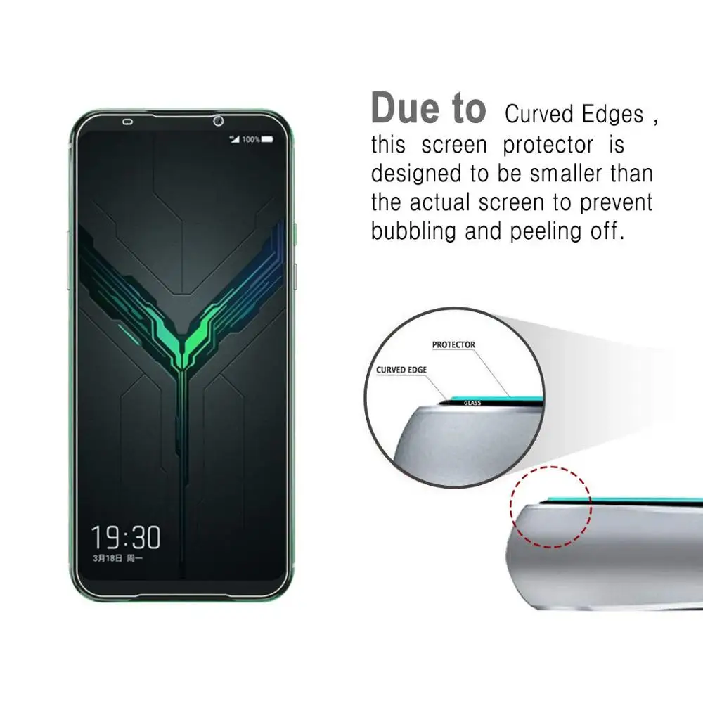 Чехол из закаленного стекла для Xiaomi Black Shark 1 2 Helo 2Pro Защитная пленка экрана