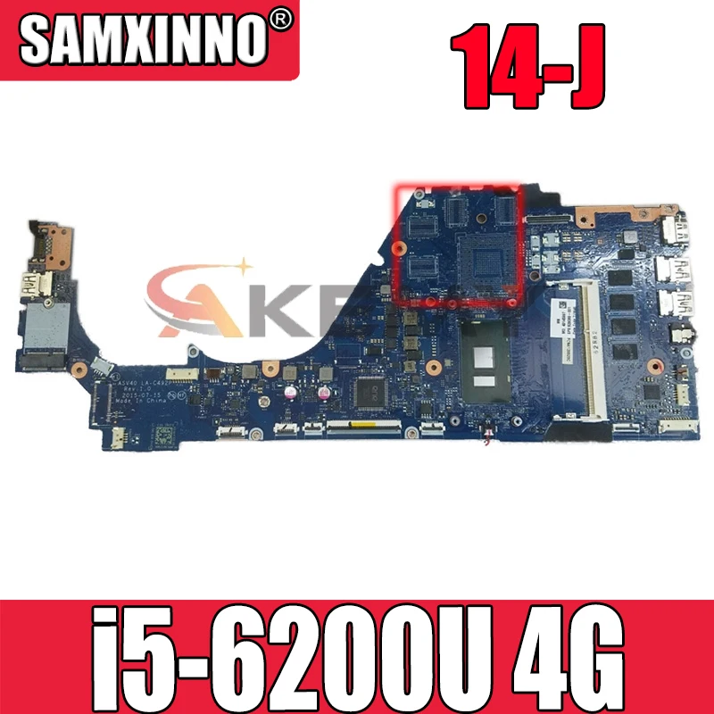 

Akemy для hp envy 14 14-J материнская плата i5-6200u 829089-601 829089-501 829089-001 830468-601 ASV40 LA-C492P 4 Гб работает хорошо