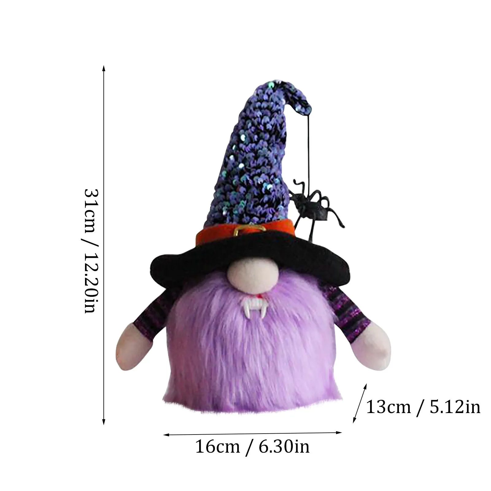 

Faceless Doll Spider Vampires Doll Doll In Decoration Halloween Decoration Figurines Glowing Party Holiday Decorations