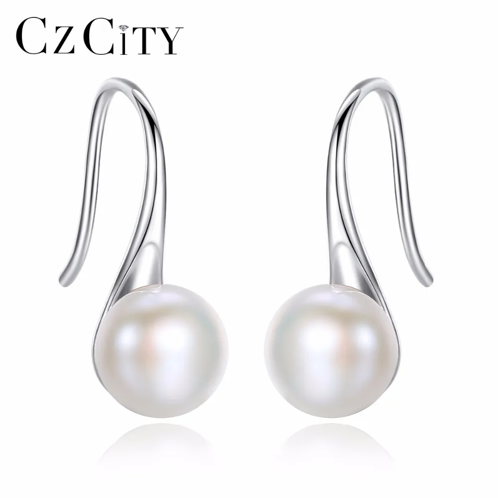 CZCITY новомодный роскошный браслет из пресноводного культивированного серьги