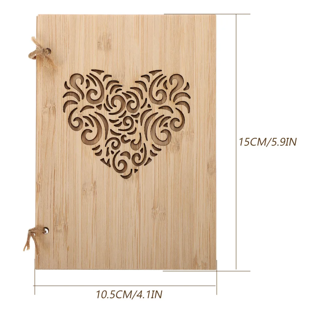 

1pc Practical Greeting Cards Mother's Day Message Cards Wood Thank You Cards