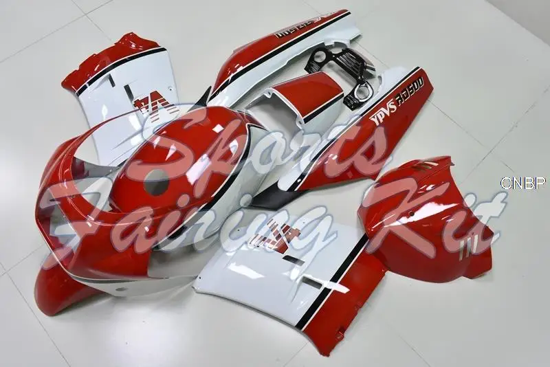 Корпус для Yamaha RZV500 1985 Белый Красный обтекатель RD500LC Abs RD 500 LC 85