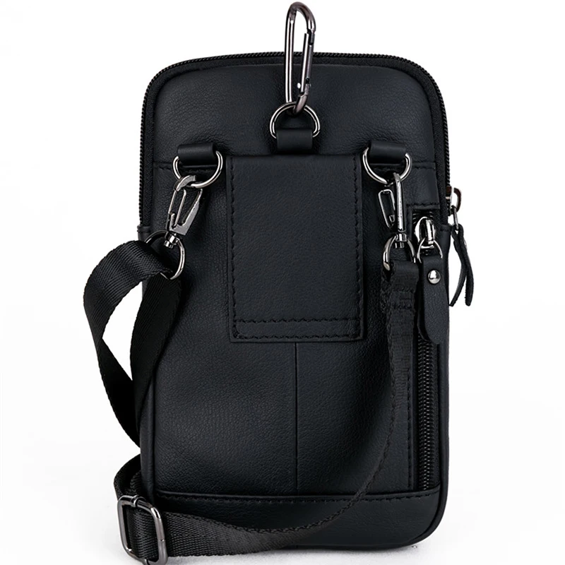 Мужские сумки почтальонки из натуральной кожи первый слой повседневная сумка