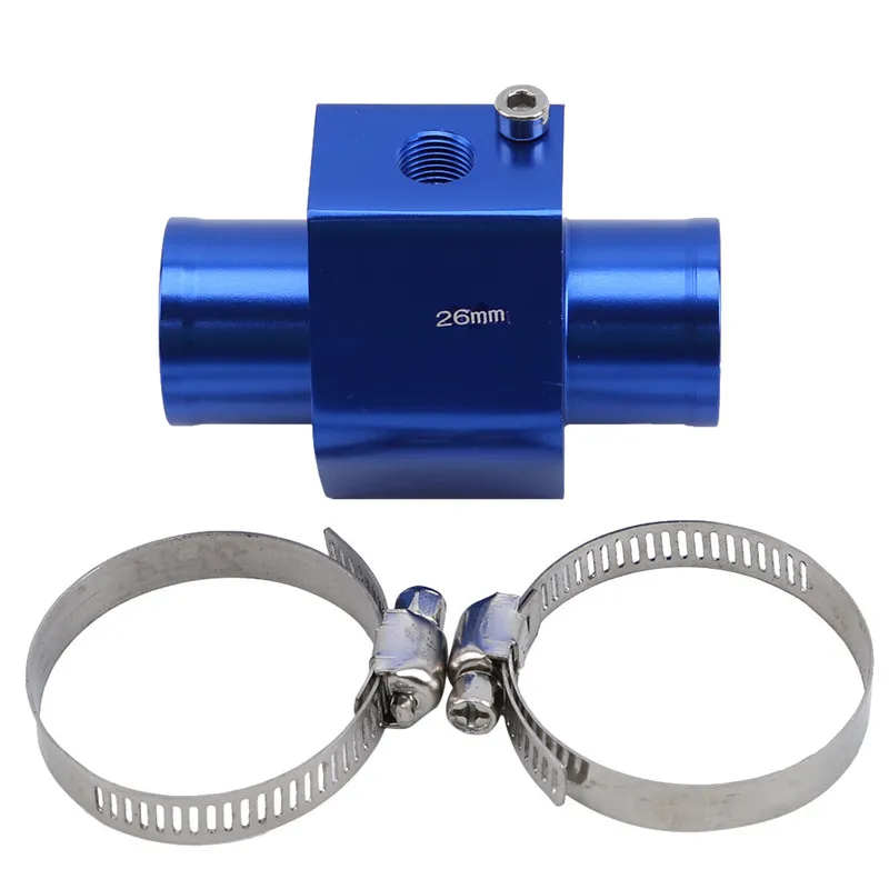 Гоночный синий датчик температуры охлаждающей жидкости для воды адаптер 26 мм 28 30