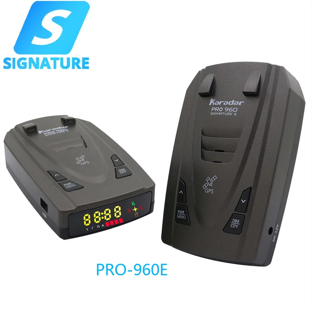 Автомобильный антирадар Karadar Pro960E со светодиодный ным меню антиполицейская