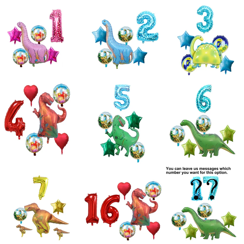 Большие фольгированные воздушные шары в виде динозавров для детей товары 1 го дня