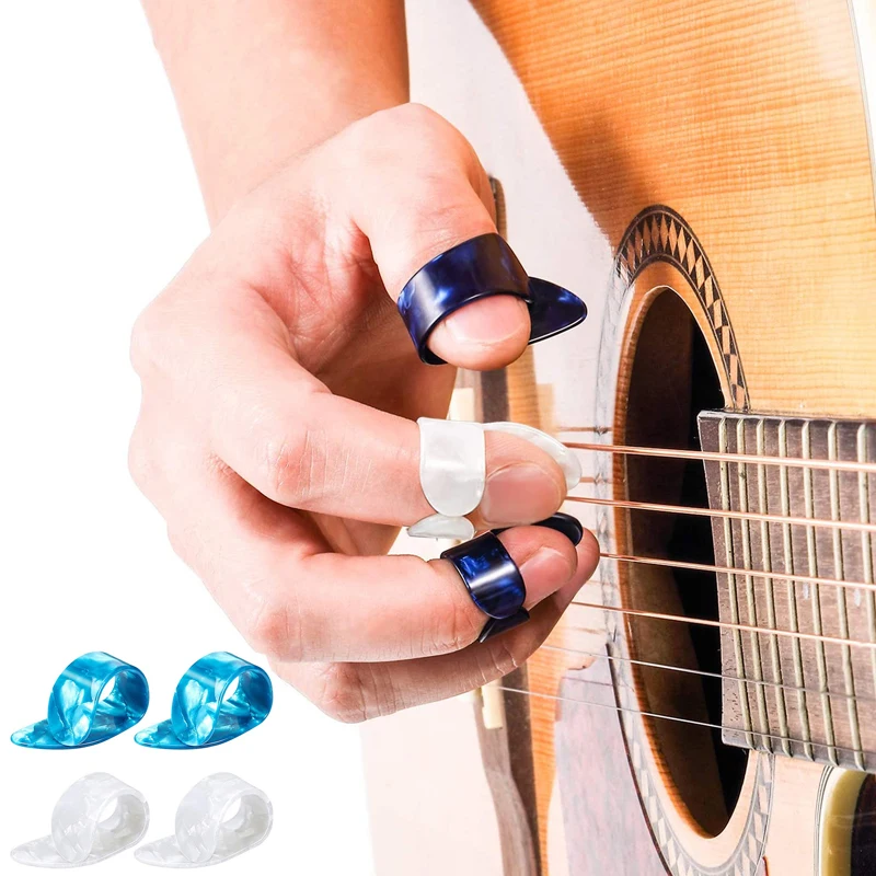 daumen finger picks plektrum durable gitarre pick für akustische elektrische guitarra bass dicke flache thumbpicks hohe qualität 12mm free