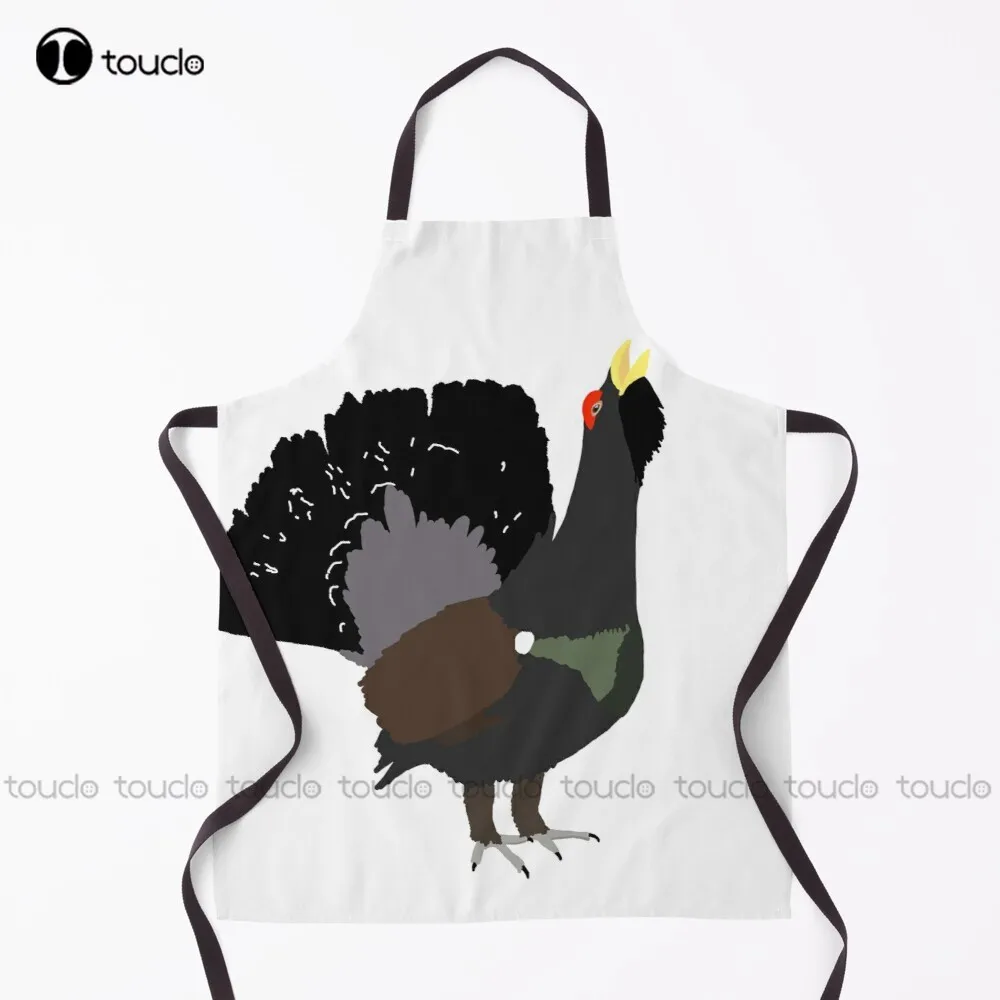 

Capercaillie Apron Server Aprons Personalized Custom Cooking Aprons Garden Kitchen Household Cleaning Unisex Adult Apron New